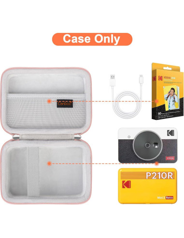 Funda Canboc para Impresora Kodak Mini 2 Retro 4PASS Oro Rosa