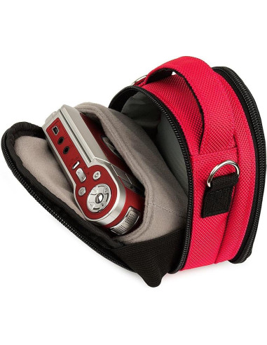 Bolsa de cámara Polaroid Cube+ Vangoddy Rosa Compacta