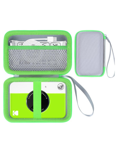 Funda Dura RIYADAone para Cámara Kodak Printomatic Blanca y Verde
