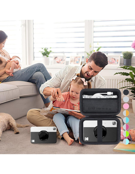 Funda Dura RIYADAone para Cámara Kodak Printomatic Blanca y Verde