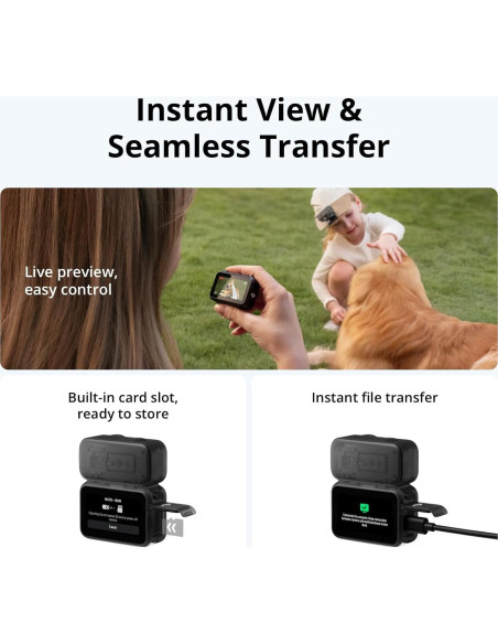 Cámara de Vlogging DJI Osmo Nano 4K 128GB - Sensor 1/1.3"