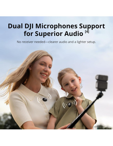 Cámara de Vlogging DJI Osmo Nano 4K 128GB - Sensor 1/1.3"