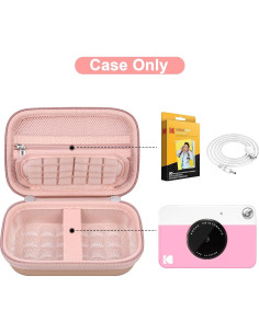 Funda Canboc Rosa Dorado para Cámara Kodak Printomatic 2
