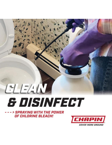 Pulverizador Chapin 20075 1 Galón Ajustable Blanqueador