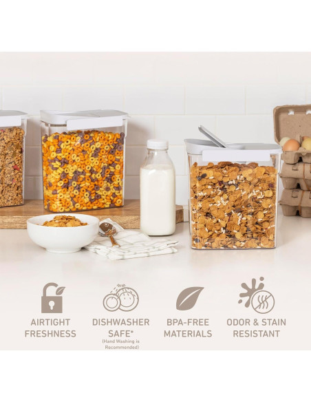 Contenedores de Cereal Herméticos Bentgo Pantry 6 Piezas