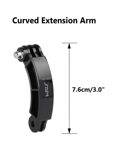 Conjunto de Montaje Vertical HSU para GoPro y Cámaras de Acción