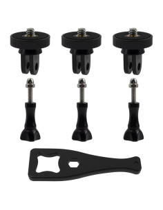 Adaptador de trípode de aluminio Dedoda 6 piezas 1/4"-20