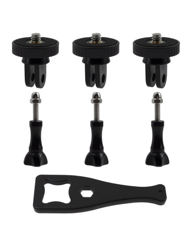 Adaptador de trípode de aluminio Dedoda 6 piezas 1/4"-20