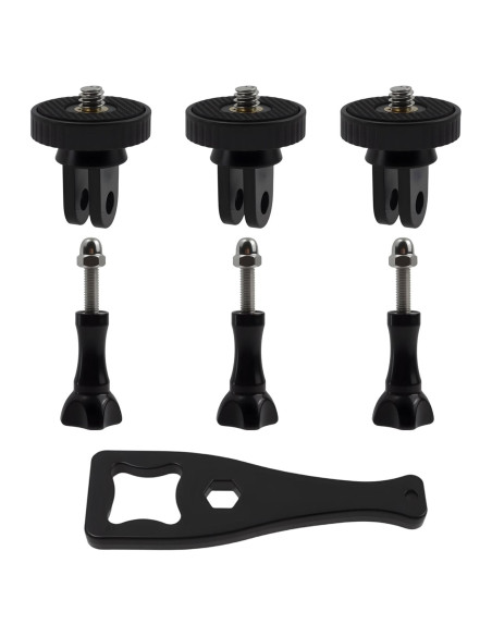 Adaptador de trípode de aluminio Dedoda 6 piezas 1/4"-20