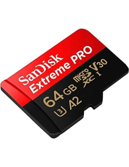 Tarjeta Micro SD SanDisk Extreme Pro 64GB UHS-1 U3 para GoPro