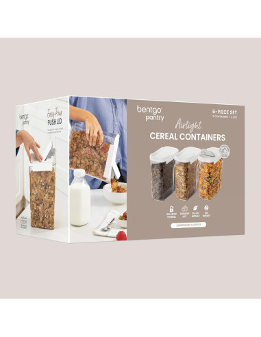 Contenedores de Cereal Herméticos Bentgo Pantry 6 Piezas