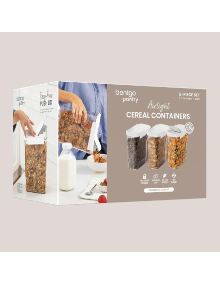 Contenedores de Cereal Herméticos Bentgo Pantry 6 Piezas