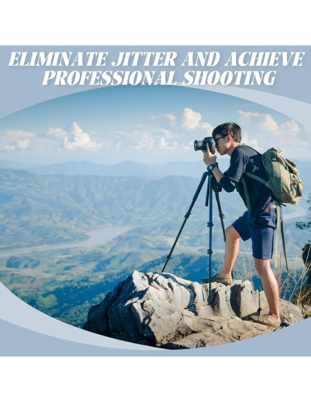 Adaptador de trípode de aluminio Dedoda 6 piezas 1/4"-20