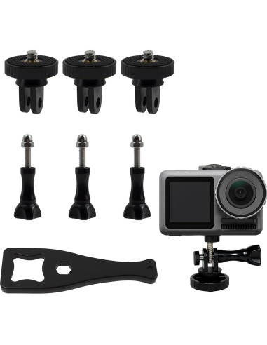 Adaptador de trípode de aluminio Dedoda 6 piezas 1/4"-20