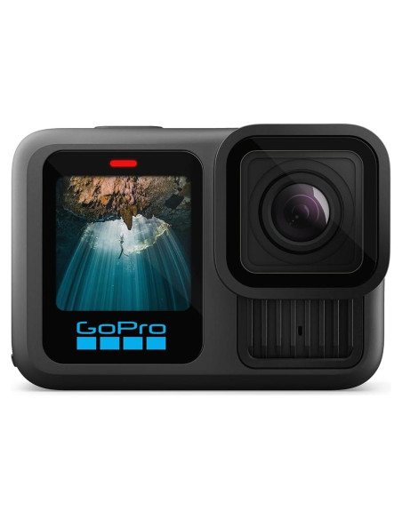 Cámara de Acción GoPro HERO13 Negra 5.3K 27MP Impermeable