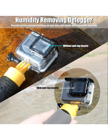 Inserts Antivaho Subacuáticos YALLSAME 30 Pcs para GoPro