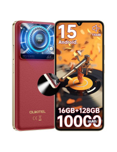OUKITEL C60 Smartphone Android 15 10000mAh 16GB+128GB Rojo