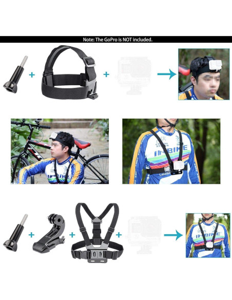 Kit de Accesorios para Cámara de Acción Navitech 50 en 1