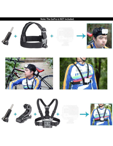 Kit de Accesorios para Cámara de Acción Navitech 50 en 1