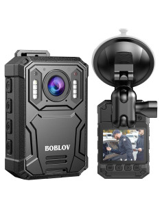 Cámara Corporal BOBLOV KJ23Pro 256GB con Visión Nocturna