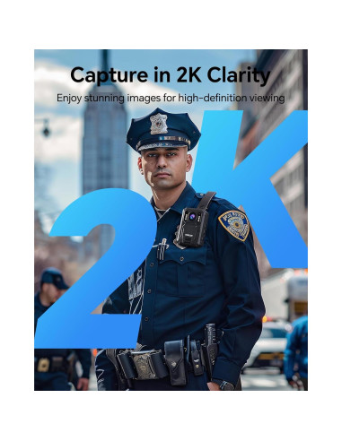 Cámara Corporal BOBLOV KJ23Pro 256GB con Visión Nocturna