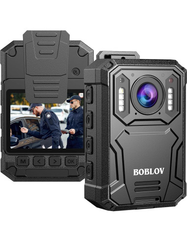 Cámara Corporal BOBLOV KJ23Pro 256GB con Visión Nocturna