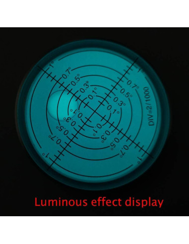 Nivel de Burbuja Horizontal XMLEI 60mm Aluminio Magnético