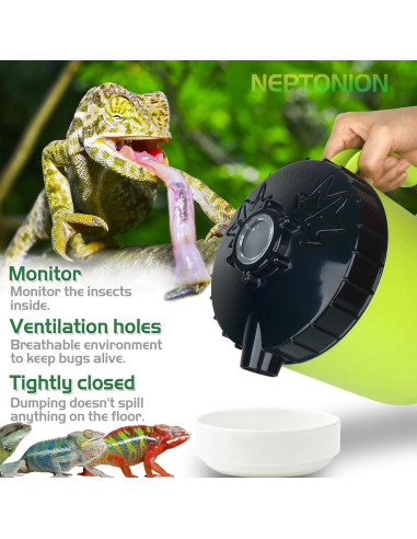 Tanque Organizador de Insectos Vivos Neptonion Roach-Coach 26x22cm