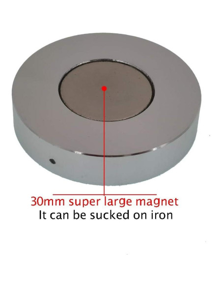 Nivel de Burbuja Horizontal XMLEI 60mm Aluminio Magnético