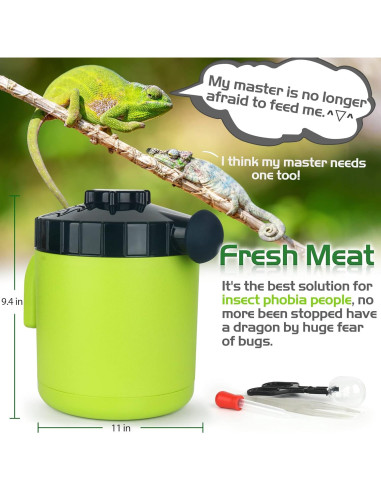 Tanque Organizador de Insectos Vivos Neptonion Roach-Coach 26x22cm