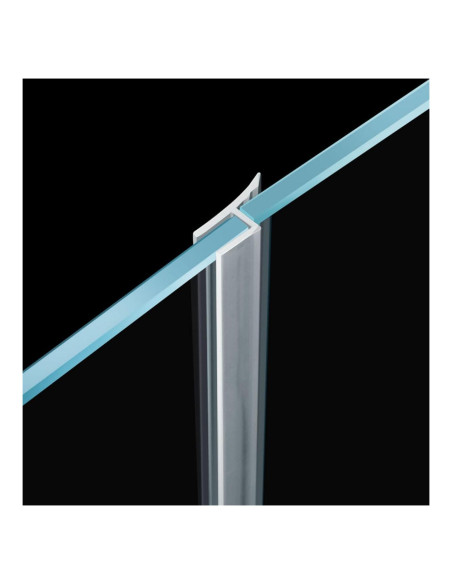 Tira de Sello Lateral Dalrun 254 cm para Puerta de Ducha Vidrio