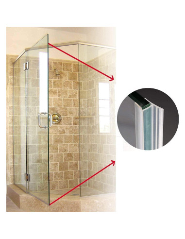 Tira de Sello Lateral Dalrun 254 cm para Puerta de Ducha Vidrio
