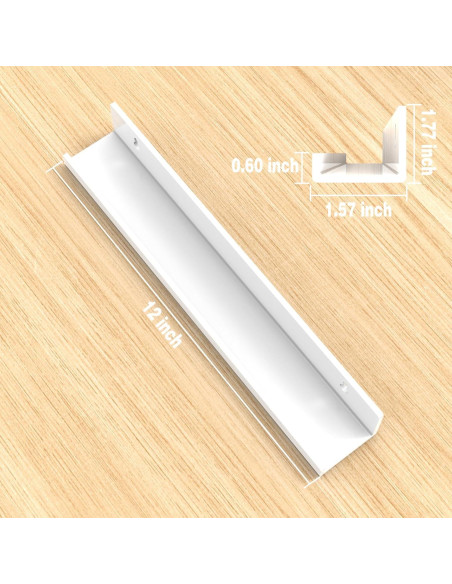 Soporte de Pared ILYXY para Discos de Vinilo - 8 Estantes Flotantes 30 cm