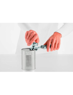 Abrelatas Manual Rsle de Acero Inoxidable 18 cm con Pinzas 2