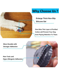Almohadillas antideslizantes para patas de perro Aqumax XXL 24 PZS 2