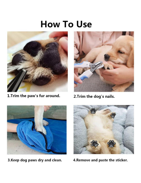 Almohadillas antideslizantes para patas de perro Aqumax XXL 24 PZS