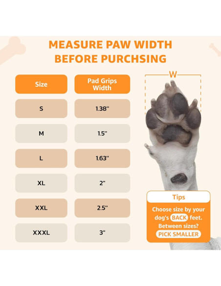 Protectores de patas de perro Loobani XXL - Almohadillas antideslizantes