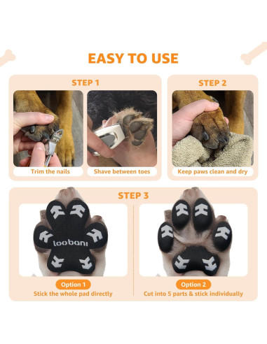 Protectores de patas de perro Loobani XXL - Almohadillas antideslizantes