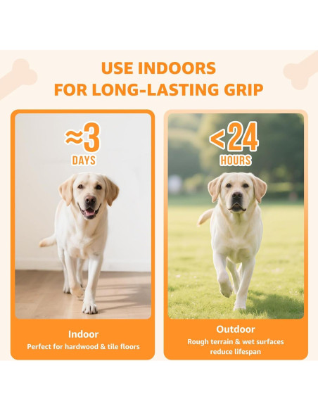 Protectores de patas de perro Loobani XXL - Almohadillas antideslizantes