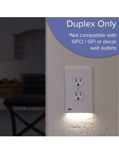 SnapPower GuideLight 2 Pack Luz Nocturna LED Duplex Blanco 2