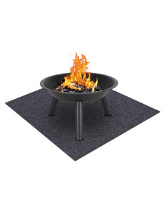 Alfombra para Fogata Meitola 91x91 cm Retardante al Calor