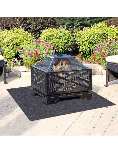 Alfombra para Fogata Meitola 91x91 cm Retardante al Calor
