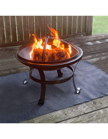 Alfombra para Fogata Meitola 91x91 cm Retardante al Calor