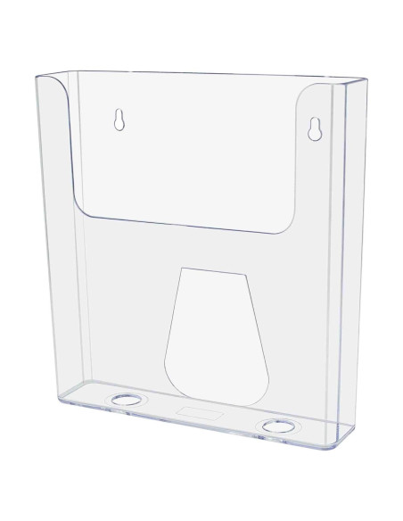 Soporte de Literatura Acrílico Transparente 4 Unidades 21.6x22.9 cm