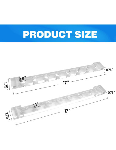 Soporte de Taco de Billar Montado en Pared GSE - 8 Tacos