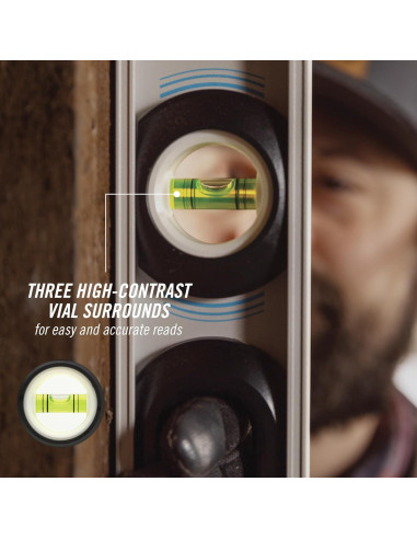 Nivel I-Beam 48" Channellock Aluminio Grado Profesional