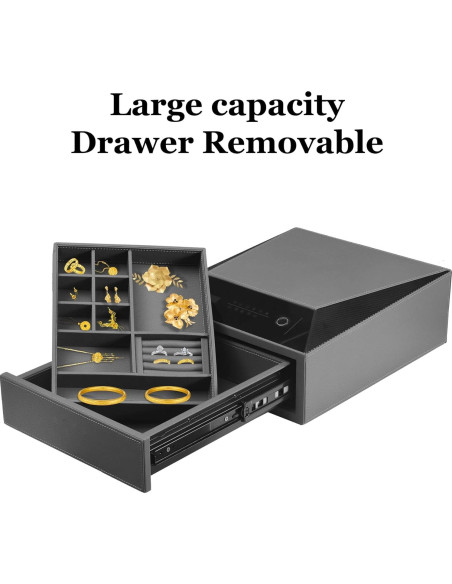 Caja Fuerte Biométrica VALINIRT con Teclado Digital 35x15x42cm