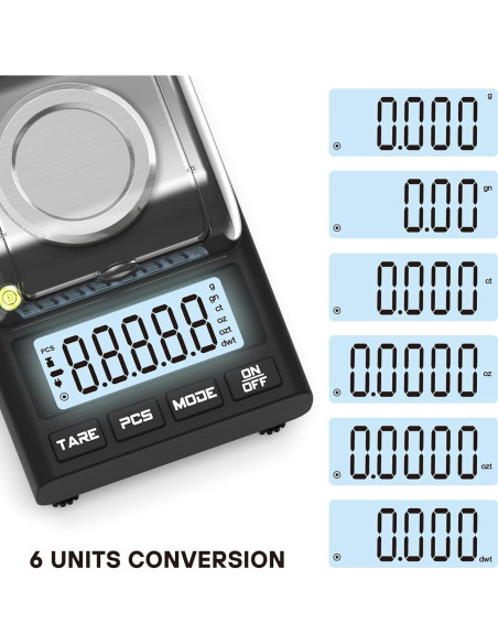 Báscula de Miligramos WEIGHTMAN 100g x 0.001g Alta Precisión