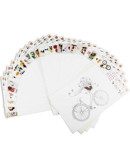 Kit de Quilling Woohome 48 Piezas con Plantillas y Herramientas