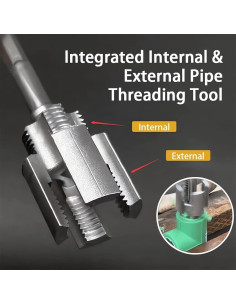 Kit de Herramienta de Roscado de Tuberías LIONICE 1/2 y 3/4 2